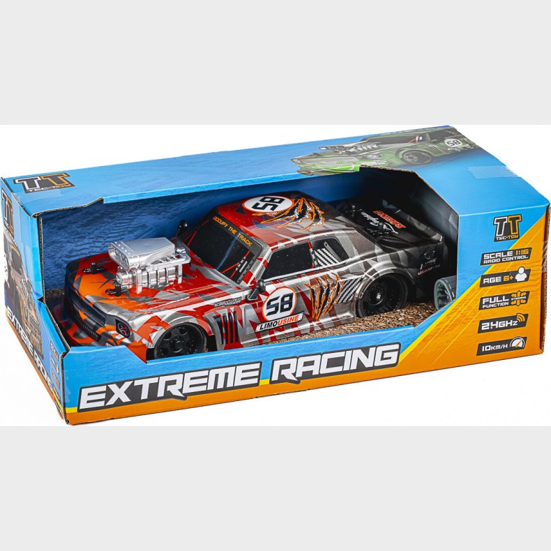 Extreme Racing R/c 1:16 2,4g 3,7v Li-ion, Orange - Tec-toy