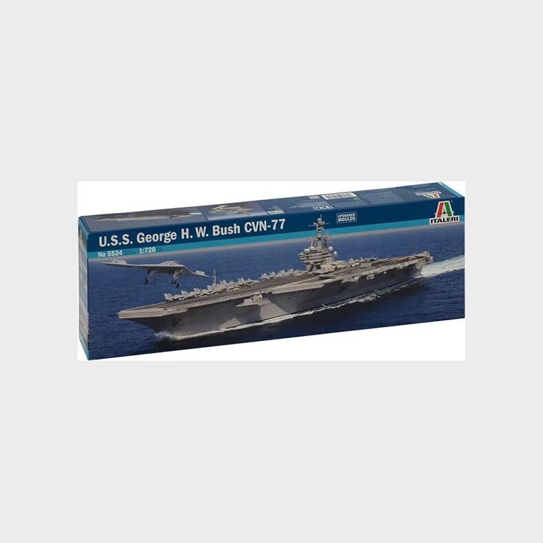 Italeri - U.s.s. George H.w.bush Cvn 77 Skib - 1:720 - 5534s