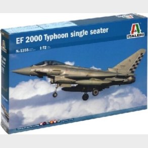 Italeri - Ef-2000 Typhoon Single Seater Byggest - 1:72 - 1355