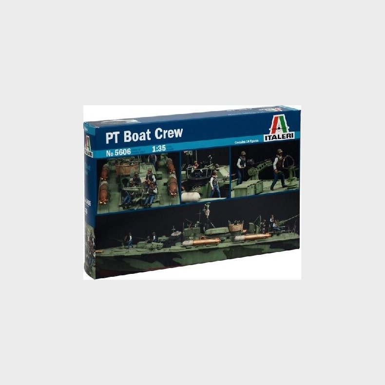 Italeri - Pt Boat Crew Elco 80' Byggest - 1:35 - 5606s