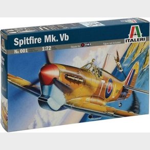 Italeri - Spitfire Mk.vb Fly Byggest - 1:72 - 0001s