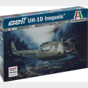 Italeri - Bell - Uh-1d Iroquis Slick Byggest - 1:48 - 0849s