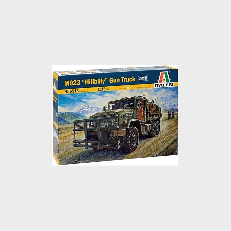 Italeri - M923 'hillbilly' Gun Truck Byggest - 1:35 - 6513s