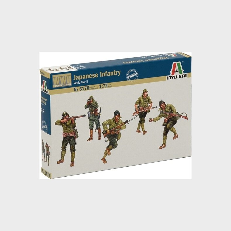 Italeri - Wwii - Japanase Infantry Byggest - 1:72 - 6170s