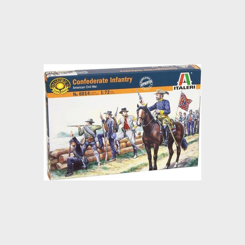 Italeri - Confederate Infantry - American Civil War - 1:72 - 6014s