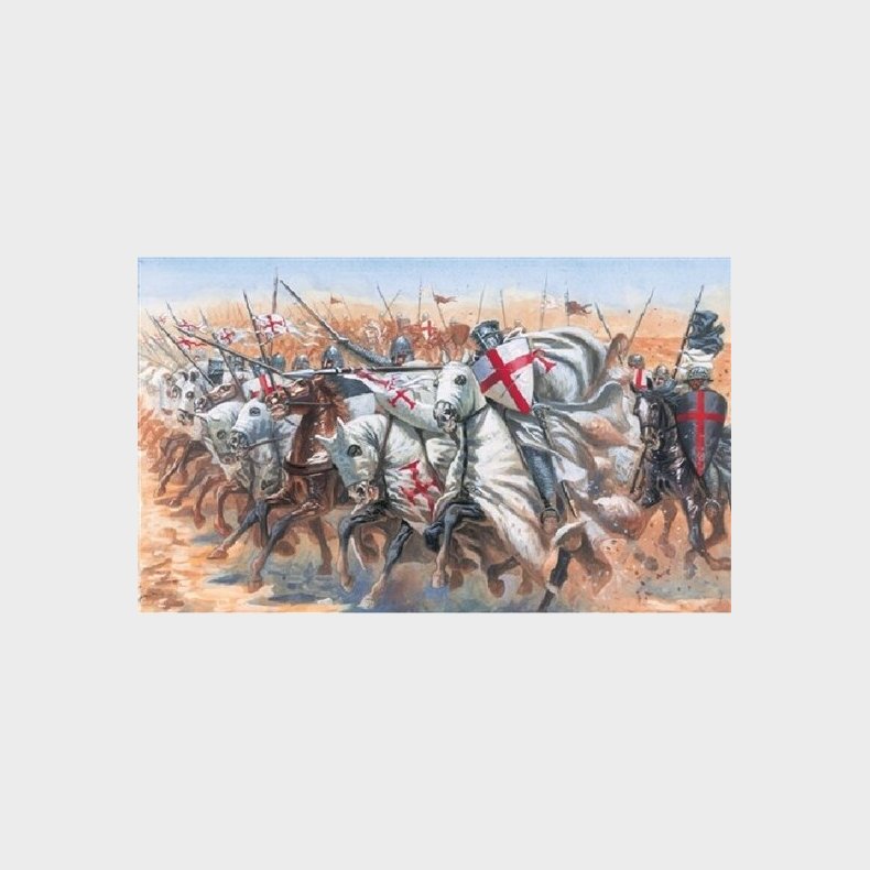 Italeri - Templar Knights - Medieval Era Byggest - 1:72 - 6125s