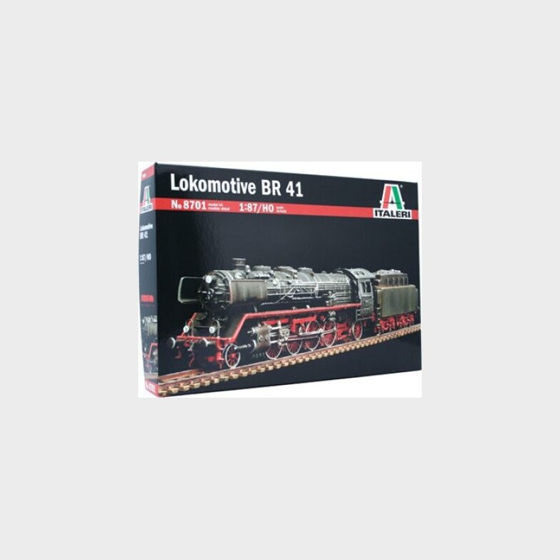 Italeri - Lokomotive Br 41 Modeltog Byggest - 1:87 - 8701s