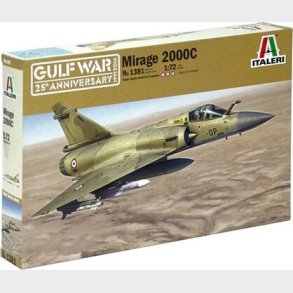 Italeri - Mirage 2000c Modelfly Byggest - 1:72 - 1381
