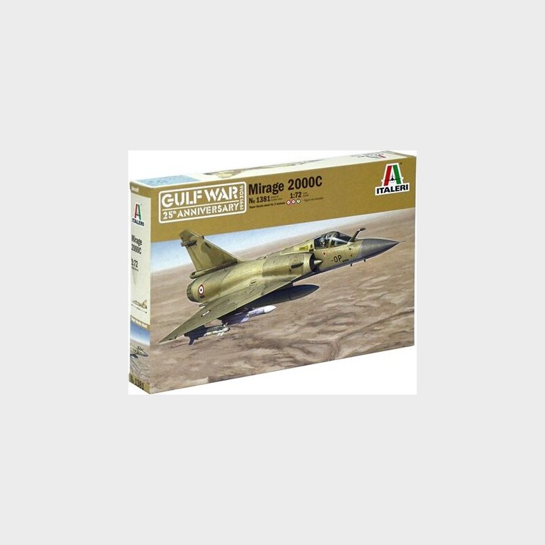 Italeri - Mirage 2000c Modelfly Byggest - 1:72 - 1381