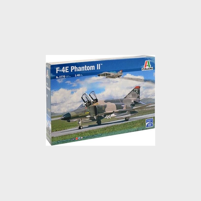 Italeri - F-4e Phantom Ii Model Fly Byggest - 1:48 - 2770