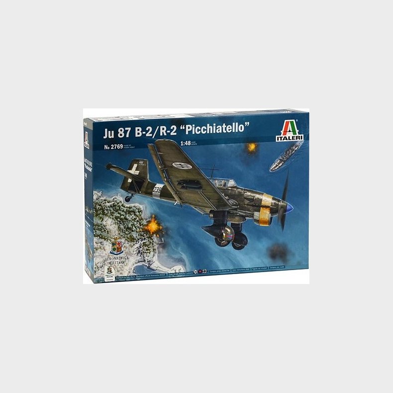 Italeri - Ju 87 B-2 / R-2 Picchiatello Fly Byggest - 1:72 - 2769s