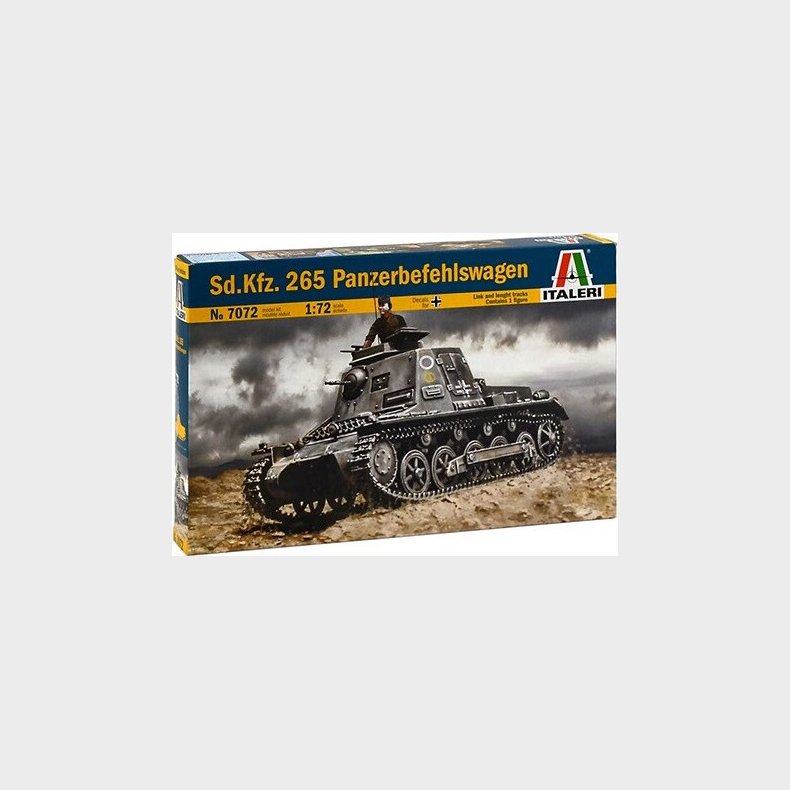 Italeri - Sd.kfz. 265 Panzerbefehlswagen Byggest - 1:72 - 7072