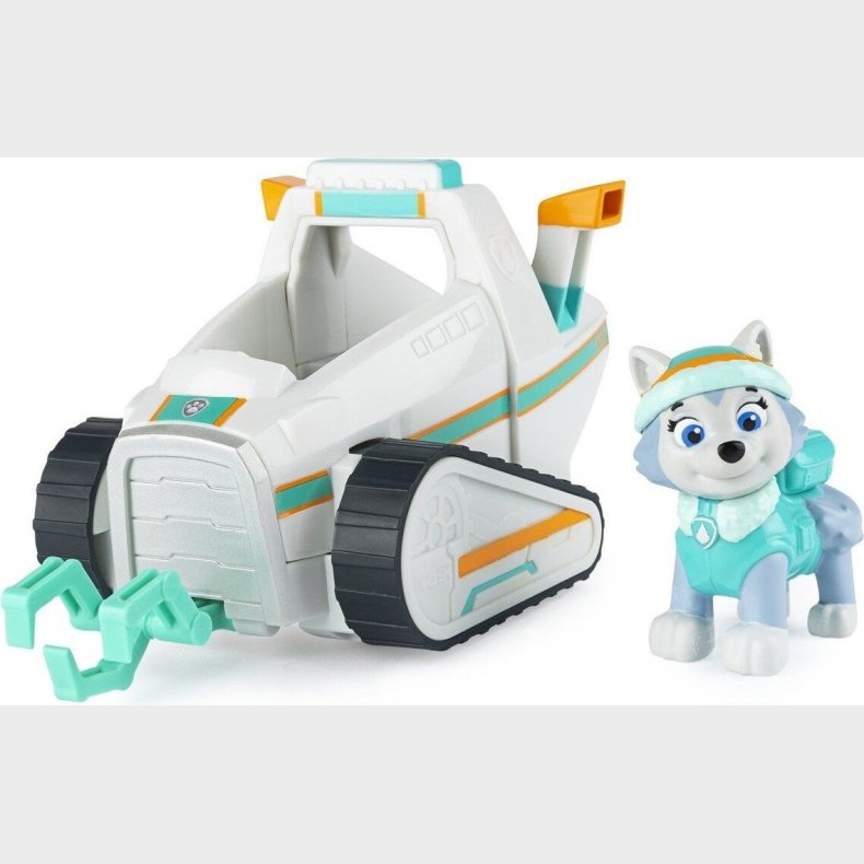 Paw Patrol - Everest Figur Og Basic Kretj - Snow Plow