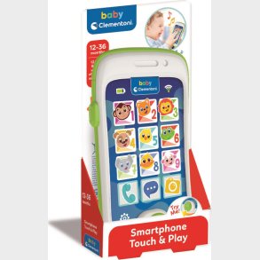 Legetjstelefon Med Lyd - Touch & Play - Baby Clementoni