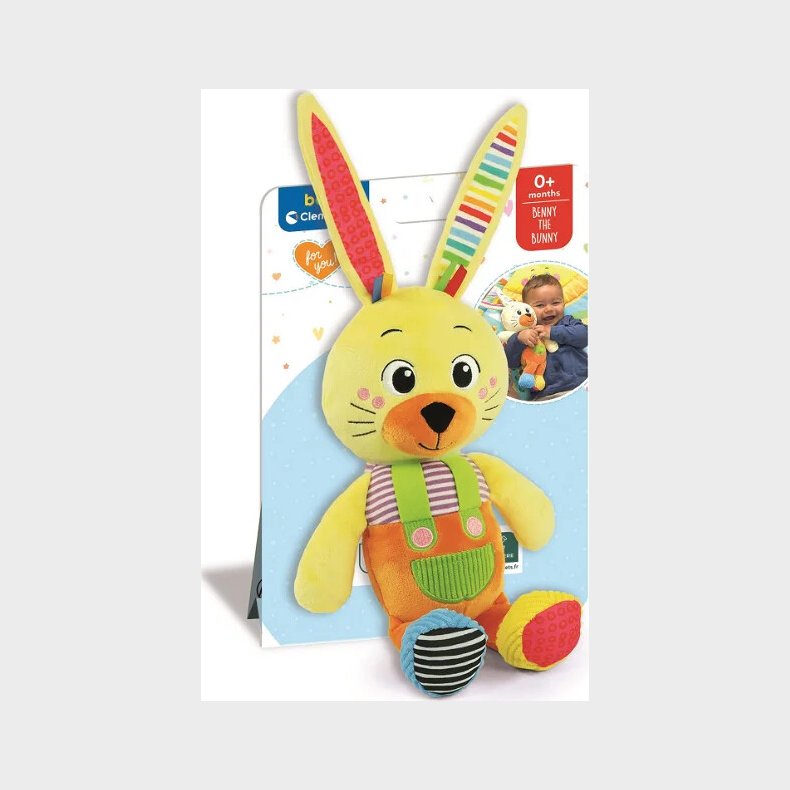 Sansebamse - Benny The Bunny - Baby Clementoni
