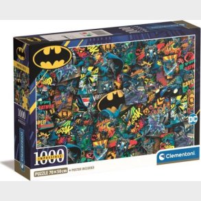 Batman Puslespil - Impossible - 1000 Brikker - Clementoni