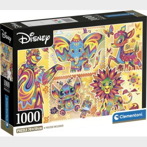 Disney Puslespil - Disney Classics - 1000 Brikker - Clementoni