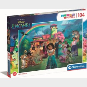 Encanto Puslespil - Disney - Super Color - 104 Brikker - Clementoni