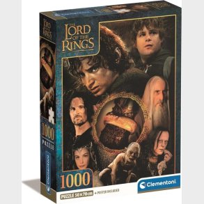 Ringenes Herre Puslespil - 1000 Brikker - Clementoni