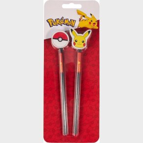 Pokemon Blyanter M/viskelder 2stk