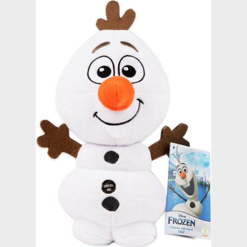 Olaf Bamse Med Lyd - Disney Frost - 20 Cm