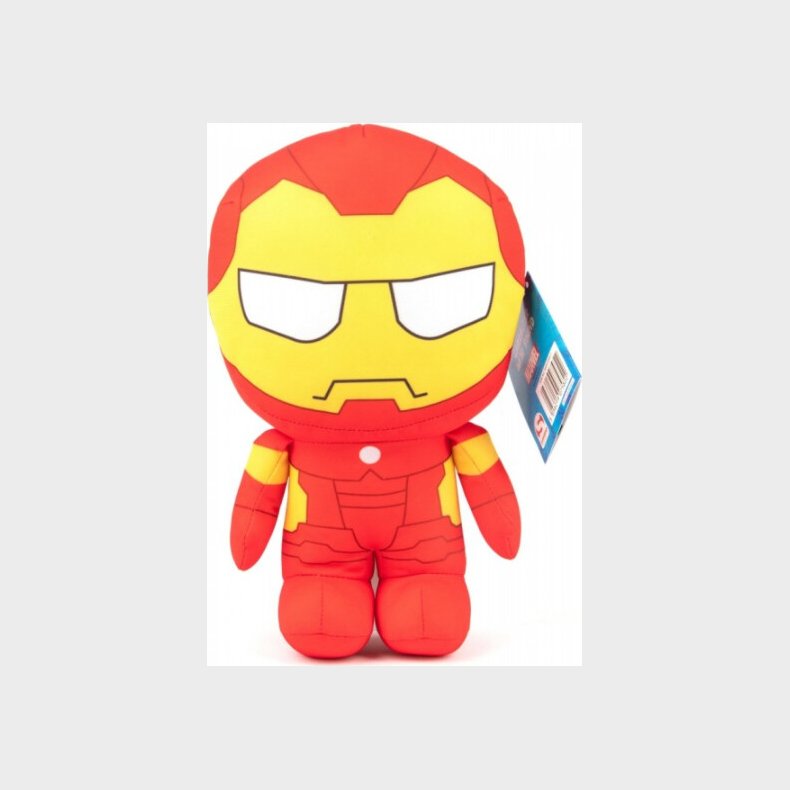 Marvel Bamse Med Lyd - Iron Man - 20 Cm