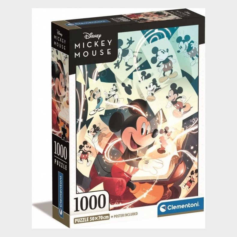 Mickey Mouse Puslespil - 1000 Brikker - Clementoni