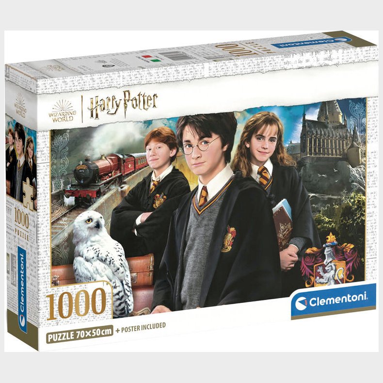 Harry Potter Puslespil - 1000 Brikker - Clementoni