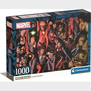 Marvel Puslespil - 1000 Brikker - Clementoni