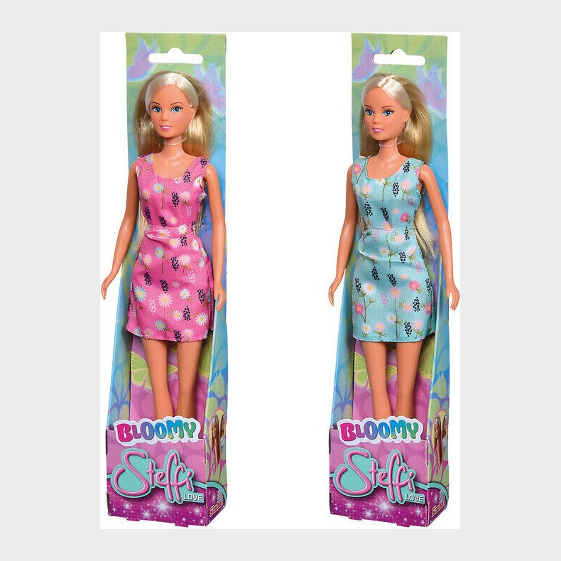 Steffi Love Dukke - Bloomy Blomstret Kjole - 29 Cm - Assorteret