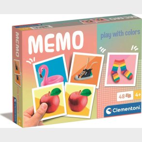 Clementoni Memo - Vendespil - Farver - 48 Kort