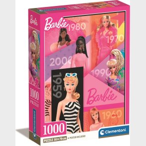 Barbie Puslespil - 1000 Brikker - Clementoni