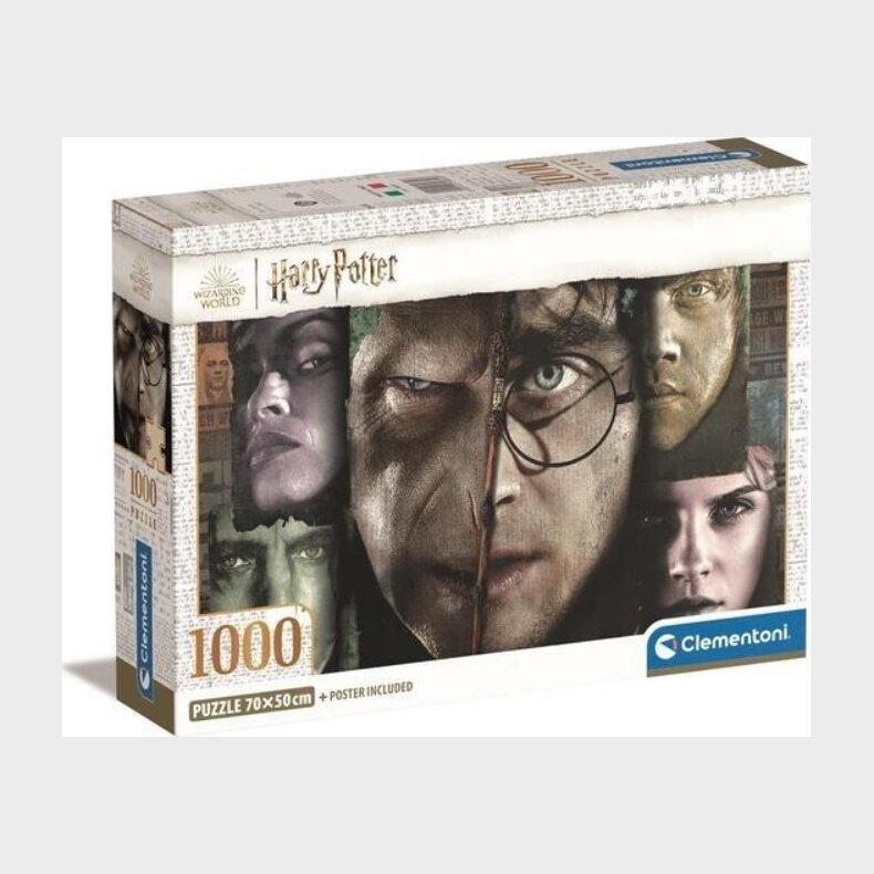 Harry Potter Puslespil - 1000 Brikker - Clementoni