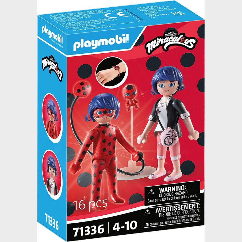 Playmobil Miraculous - Marinette &amp; Ladybug - 71336