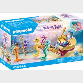 Playmobil Princess Magic - Havfrue Med Shestevogn - 71500