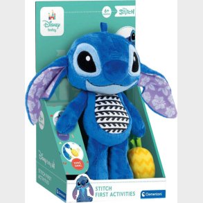 Stitch Bamse Med Ananas Rasle - Disney Baby - Clementoni