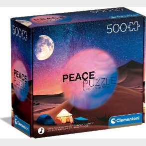 Clementoni Puslespil - Starry Night Dream - Peace - 500 Brikker