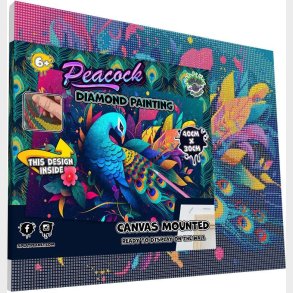 Diamond Art P Lrred 30x40cm, Pfugl - Splat