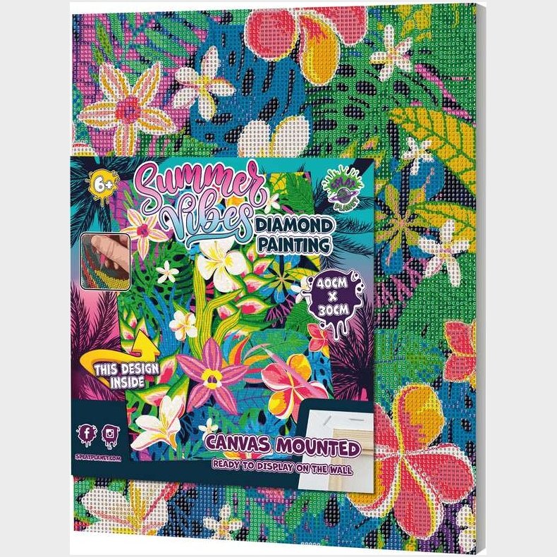 Diamond Art P Lrred 30x40cm, Sommer - Splat