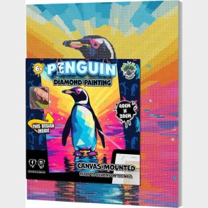 Diamond Art P Lrred 30x40cm, Pingvin - Splat