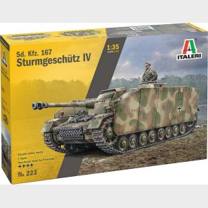 Italeri - Sd.ktz. 167 Sturmgeschütz Iv Byggest - 1:35 - 0223s