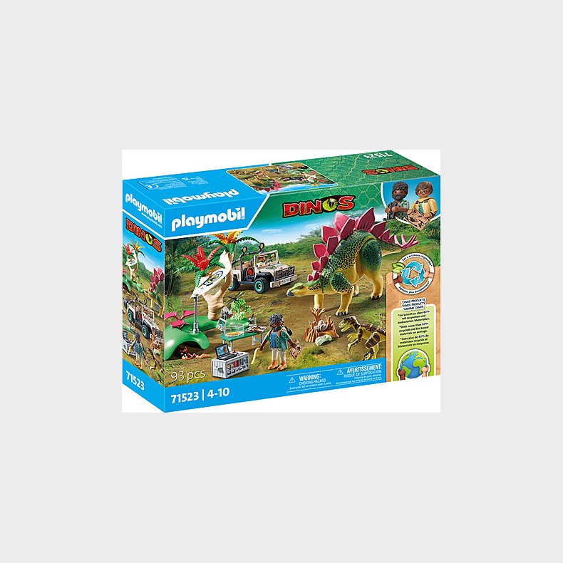 Playmobil Dinos - Forskningslejr Med Dinoer - 71523