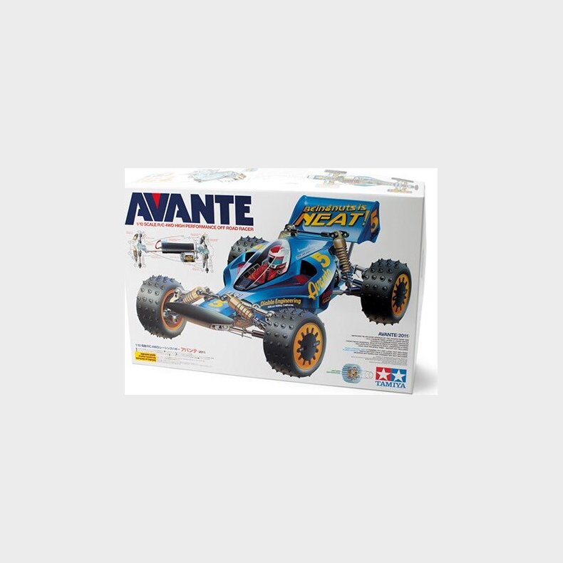 Tamiya - Avante 2011 R/c Fjernstyret Bil Byggest - 1/10 - 58489