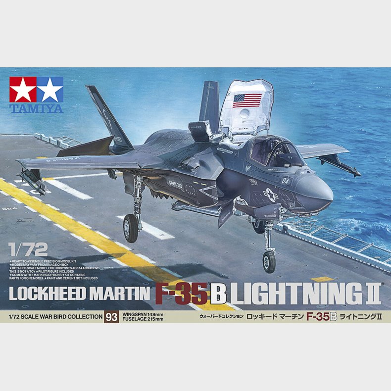 Tamiya - Lockheed Martin F-35b Lightning Ii Fly - 1/72 - 60793