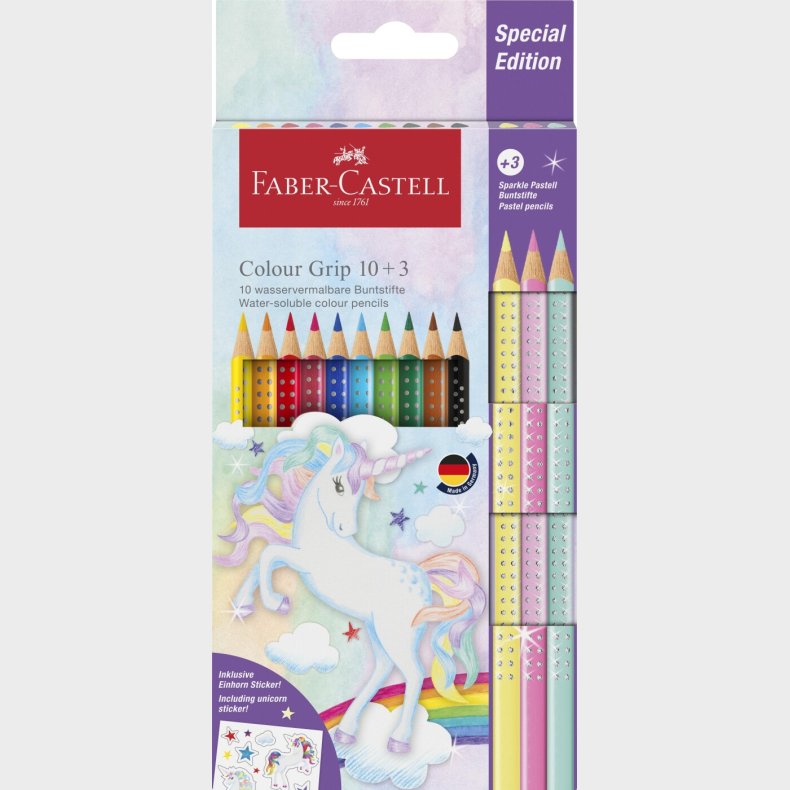 Faber-castell - Cp Colour Grip Unicorn 10+3 (201542)