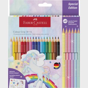 Faber-castell - Cp Colour Grip Unicorn 18+6 (201543)
