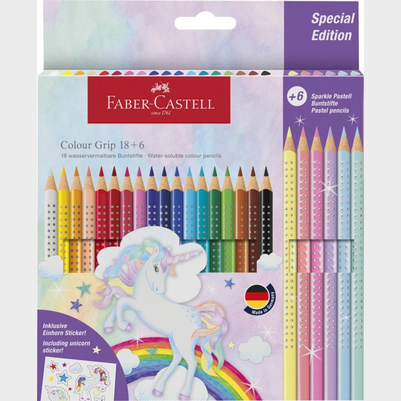 Faber-castell - Cp Colour Grip Unicorn 18+6 (201543)