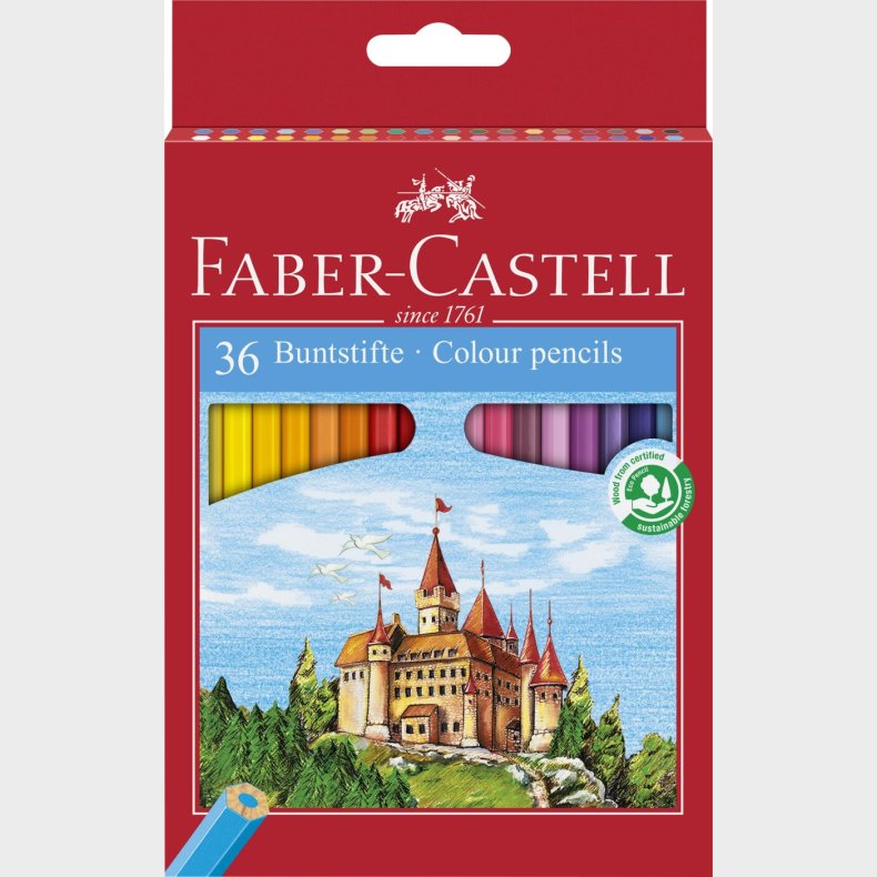 Faber-castell - Colour Pencil Castle (36 Pcs) (120136)