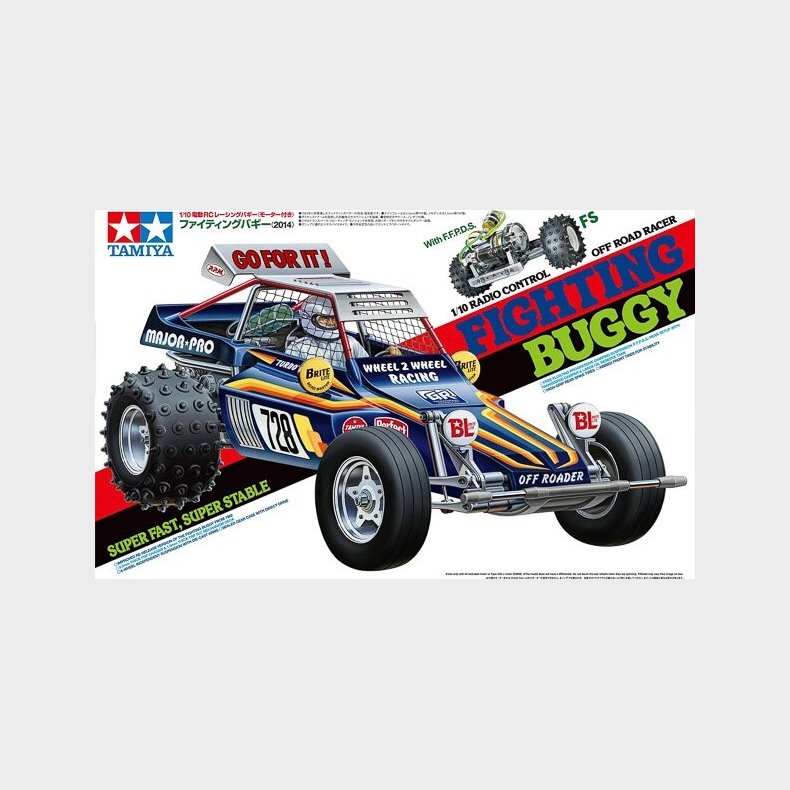 Tamiya - Fighting Buggy 2014 R/c Bil Byggest - 1/10 - 47304