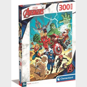 Avengers Puslespil - Marvel - Super - 300 Brikker - Clementoni